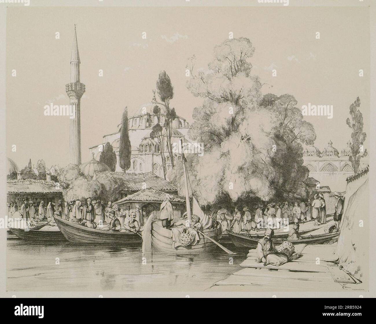 Tophana 1838 von John Frederick Lewis Stockfoto