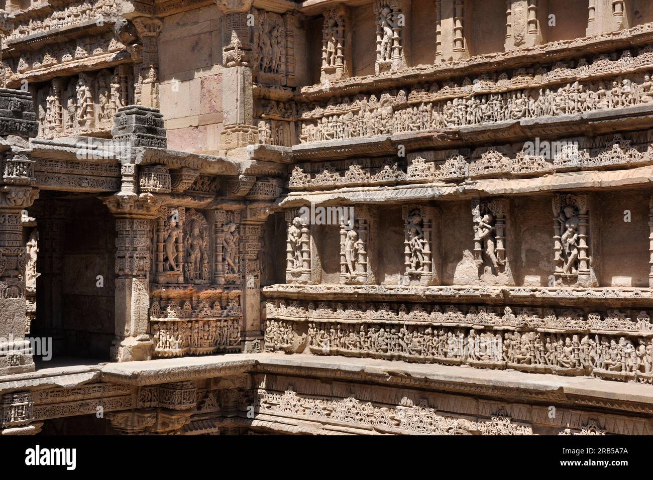 Rani ki vav. patan. gujarat. Indien Stockfoto Rani ki vav. patan. gujarat. Indien Stockfoto