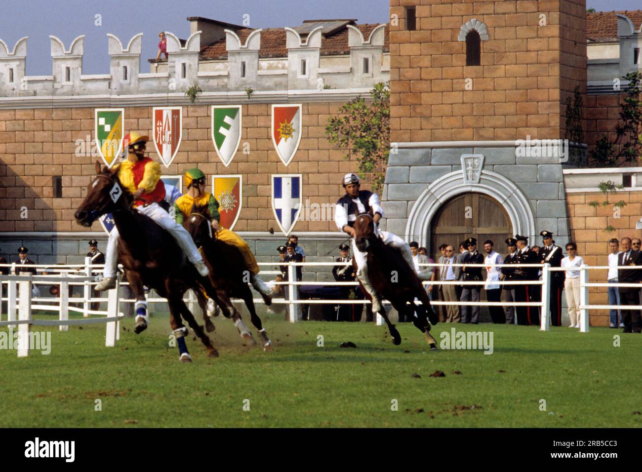 Palio. Sagra Del Carroccio. Legnano. Lombardei. Italien Stockfoto