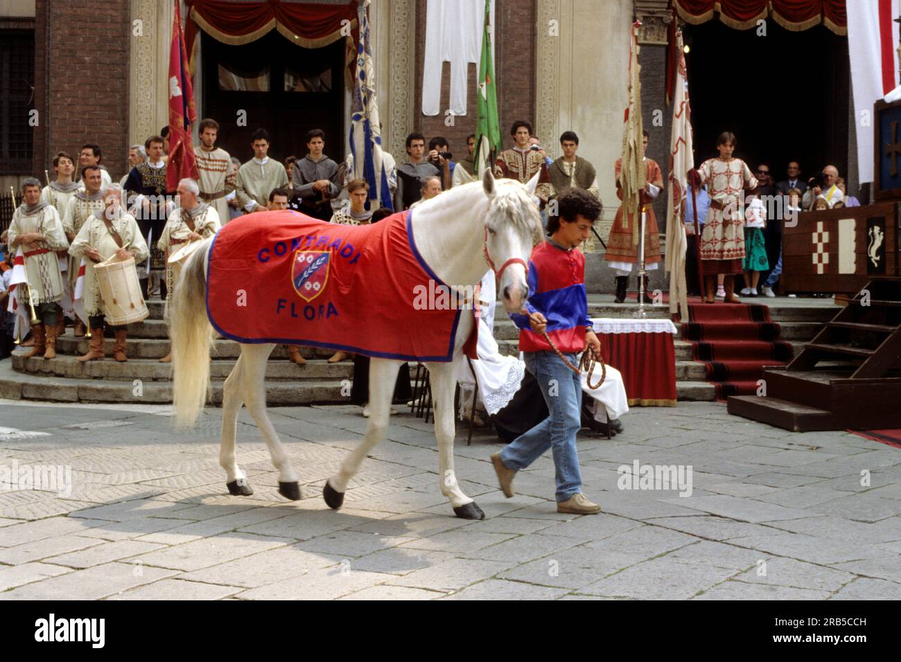 Palio. Sagra Del Carroccio. Legnano. Lombardei. Italien Stockfoto