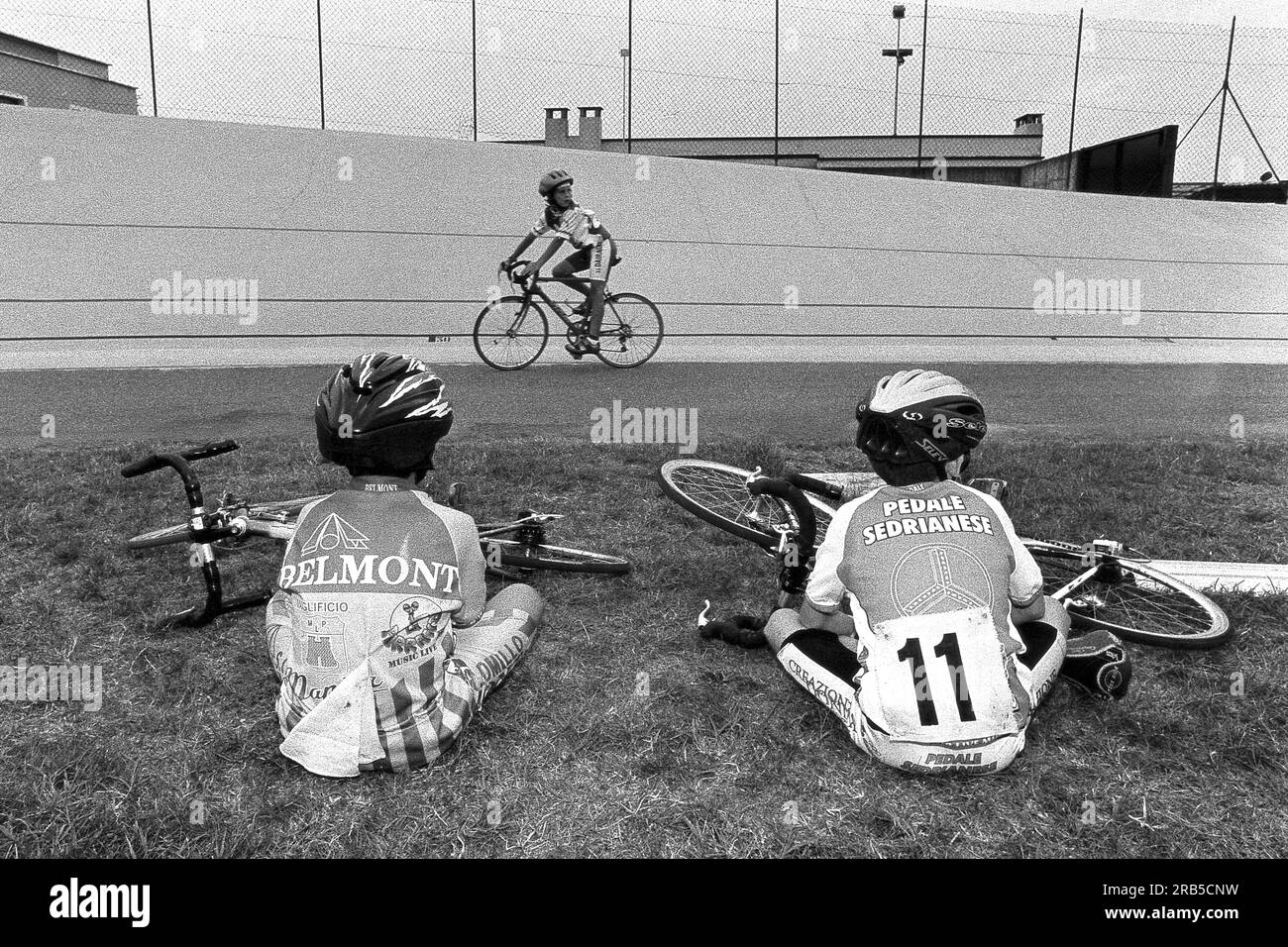 Radfahren. Kinder Stockfoto