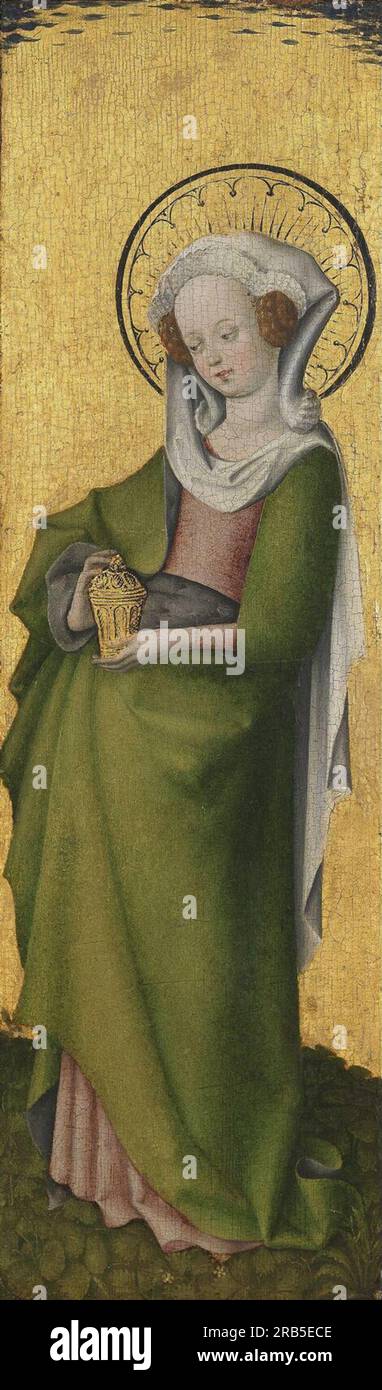 Mary Magdalene 1450 von Stefan Lochner Stockfoto