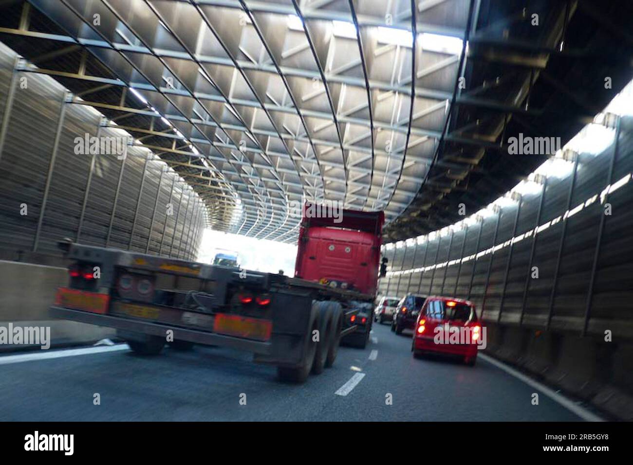 Autobahn. Italien. Europa Stockfoto