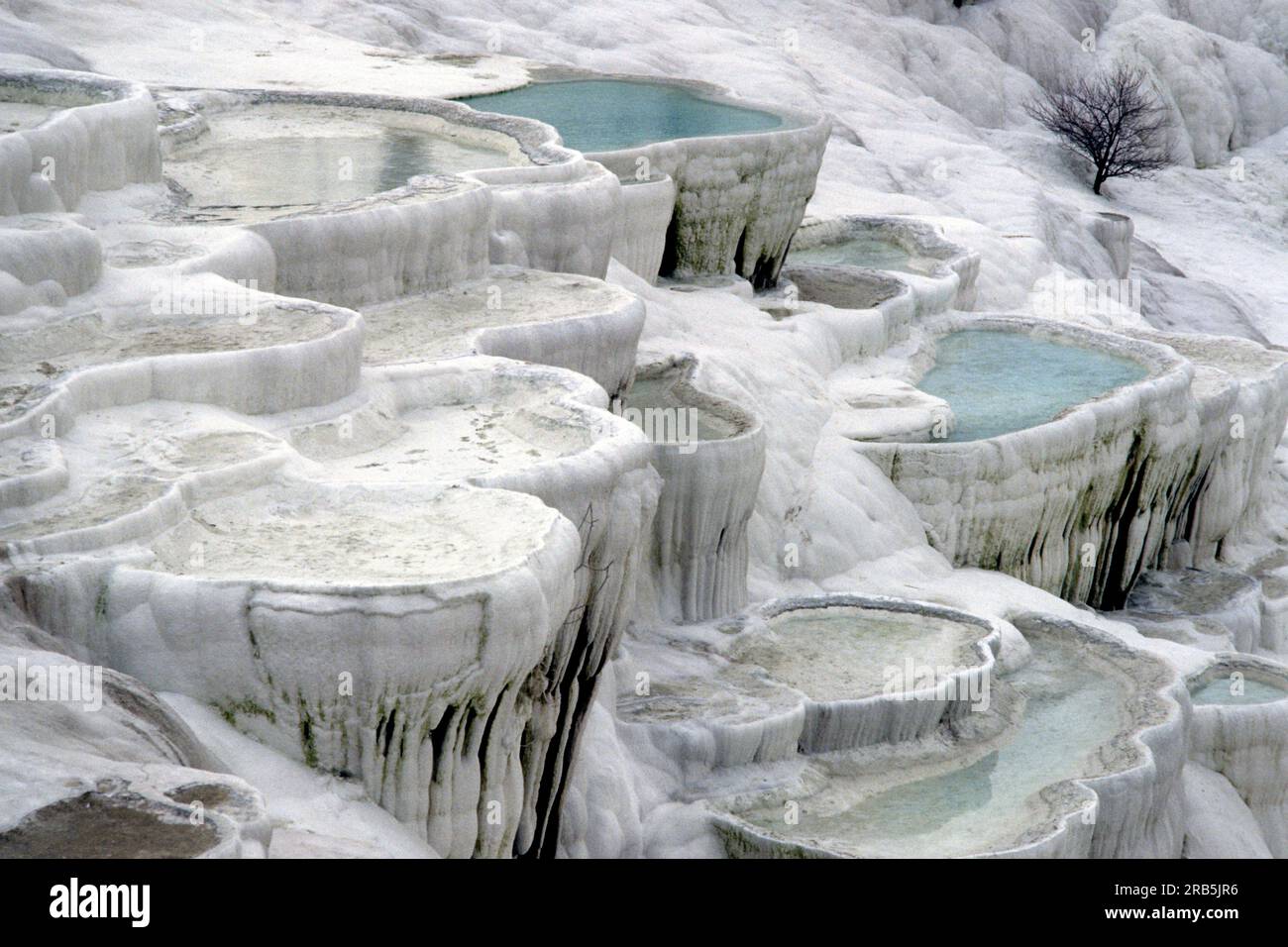 Pamukkale. Truthahn. Naher Osten Stockfoto