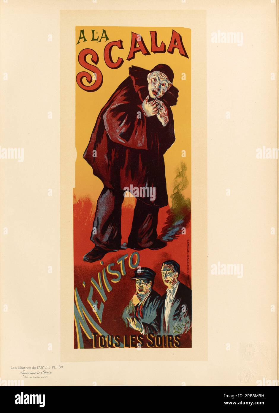 Maîtres de l'affiche von Maximilien Luce Stockfoto