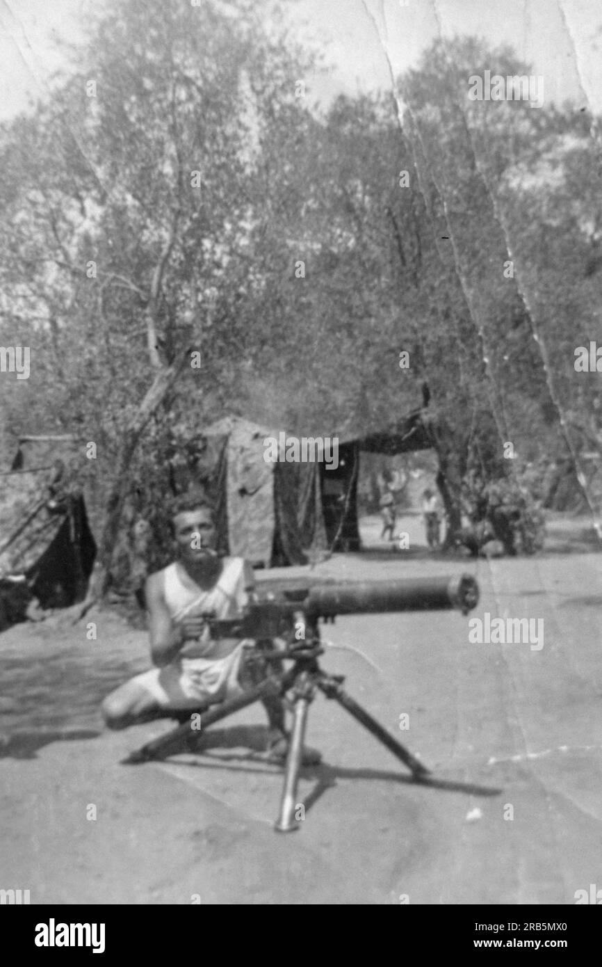 Italienische Invasion in Abessinien. Afrika. 1935 Stockfoto