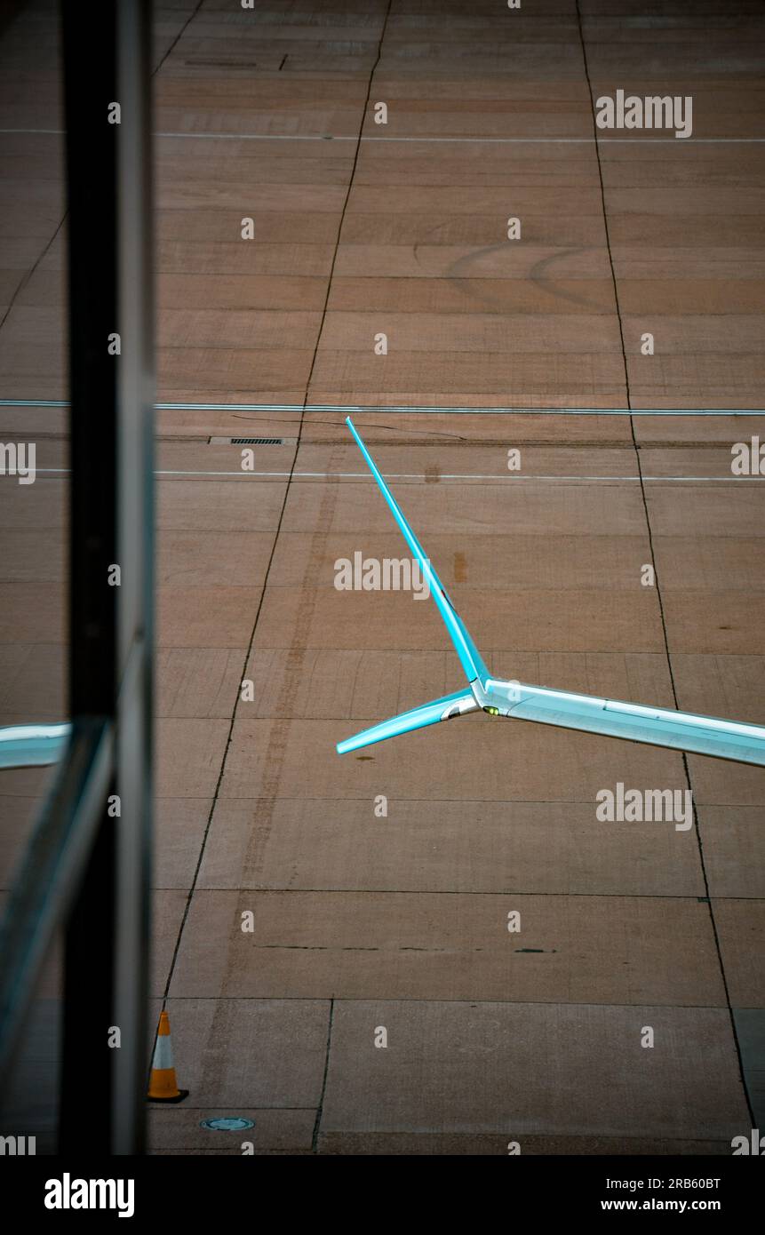 B737 Flügelspitze Stockfoto