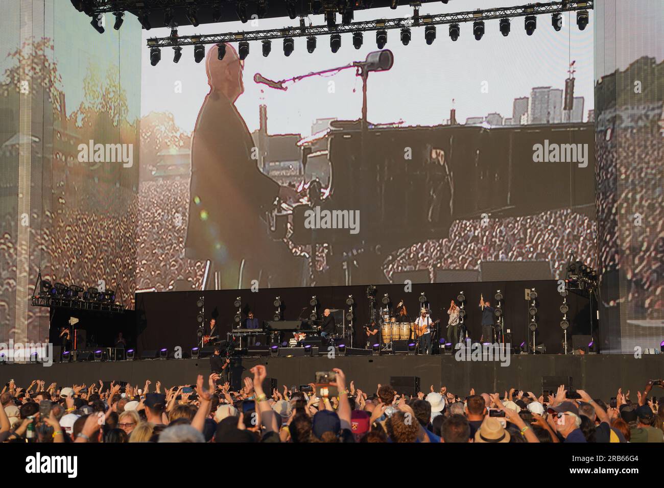 London, Großbritannien. Freitag, 7. Juli 2023. Bill Joel von American Express präsentiert BST in Hyde Park, London. Foto: Richard Gray/Alamy Live News Stockfoto