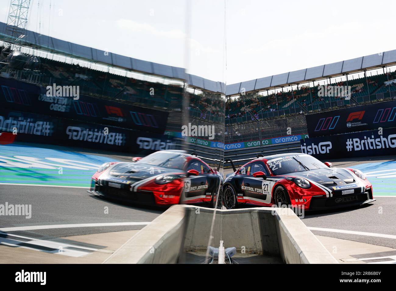 Silverstone, Großbritannien. 7. Juli 2023. #27 Ghislain Cordeel (B, GP Elite), Porsche Mobil 1 Supercup am Silverstone Circuit am 7. Juli 2023 in Silverstone, Großbritannien. (Foto von HIGH TWO) dpa/Alamy Live News Stockfoto