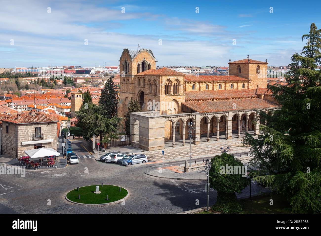 Basilika San Vicente - Avila, Spanien Stockfoto