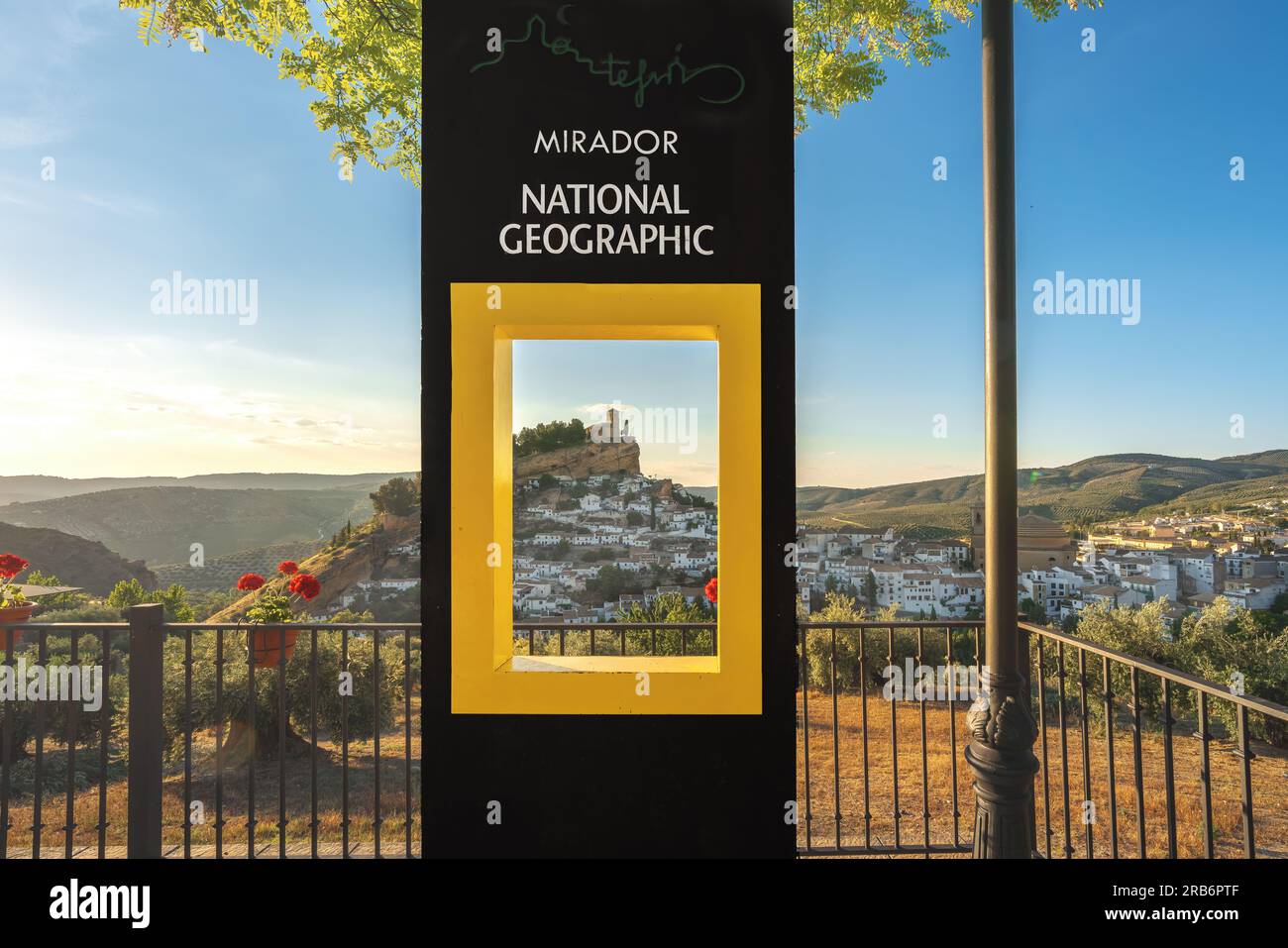 National Geographic Viewpoint - Montefrio, Andalusien, Spanien Stockfoto