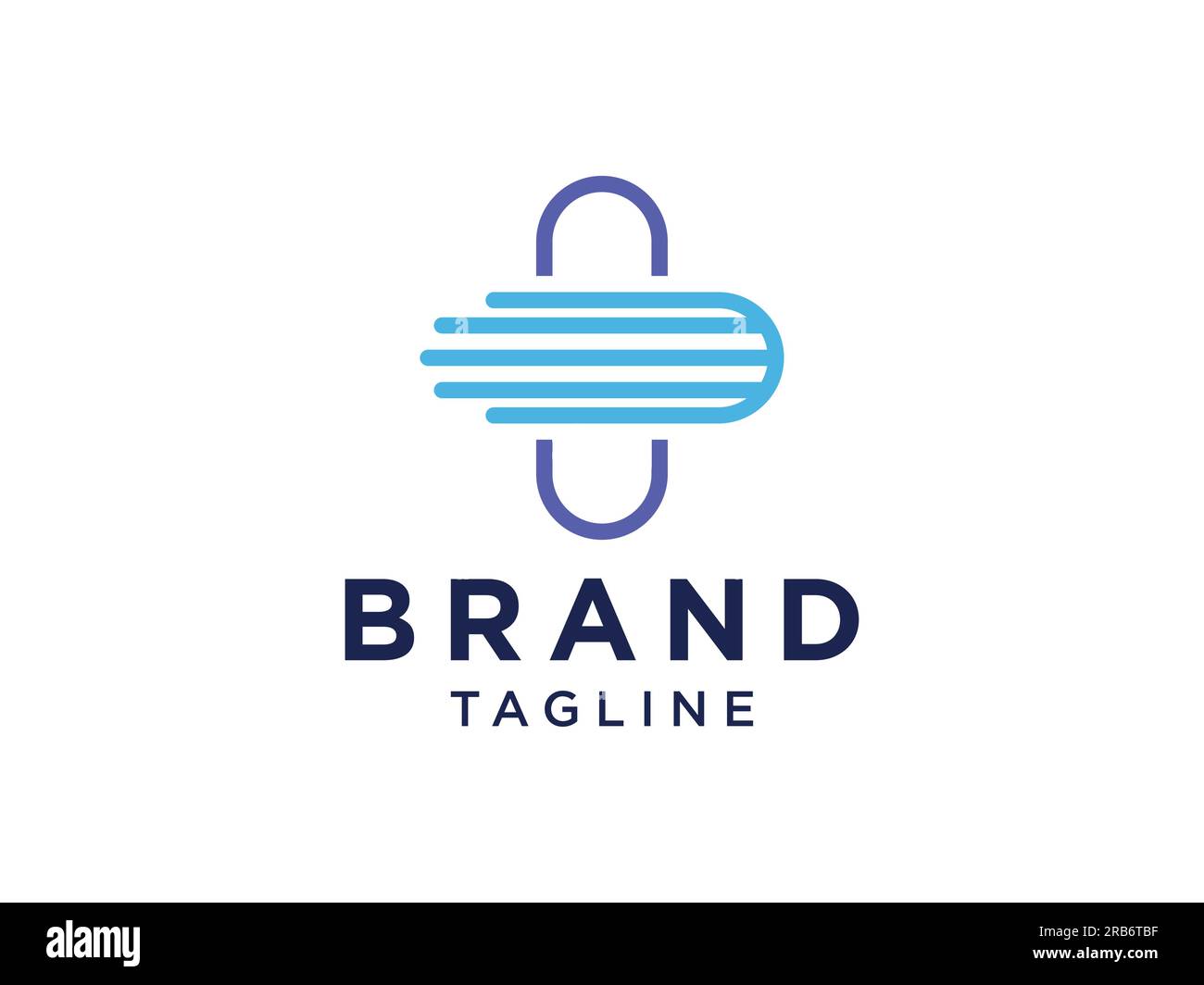 Healthcare Medical Logo. Blaue geometrische Formen Kreuzzeichen Origami-Stil isoliert auf weißem Hintergrund. Designvorlage Für Flat Vector-Logos Stock Vektor