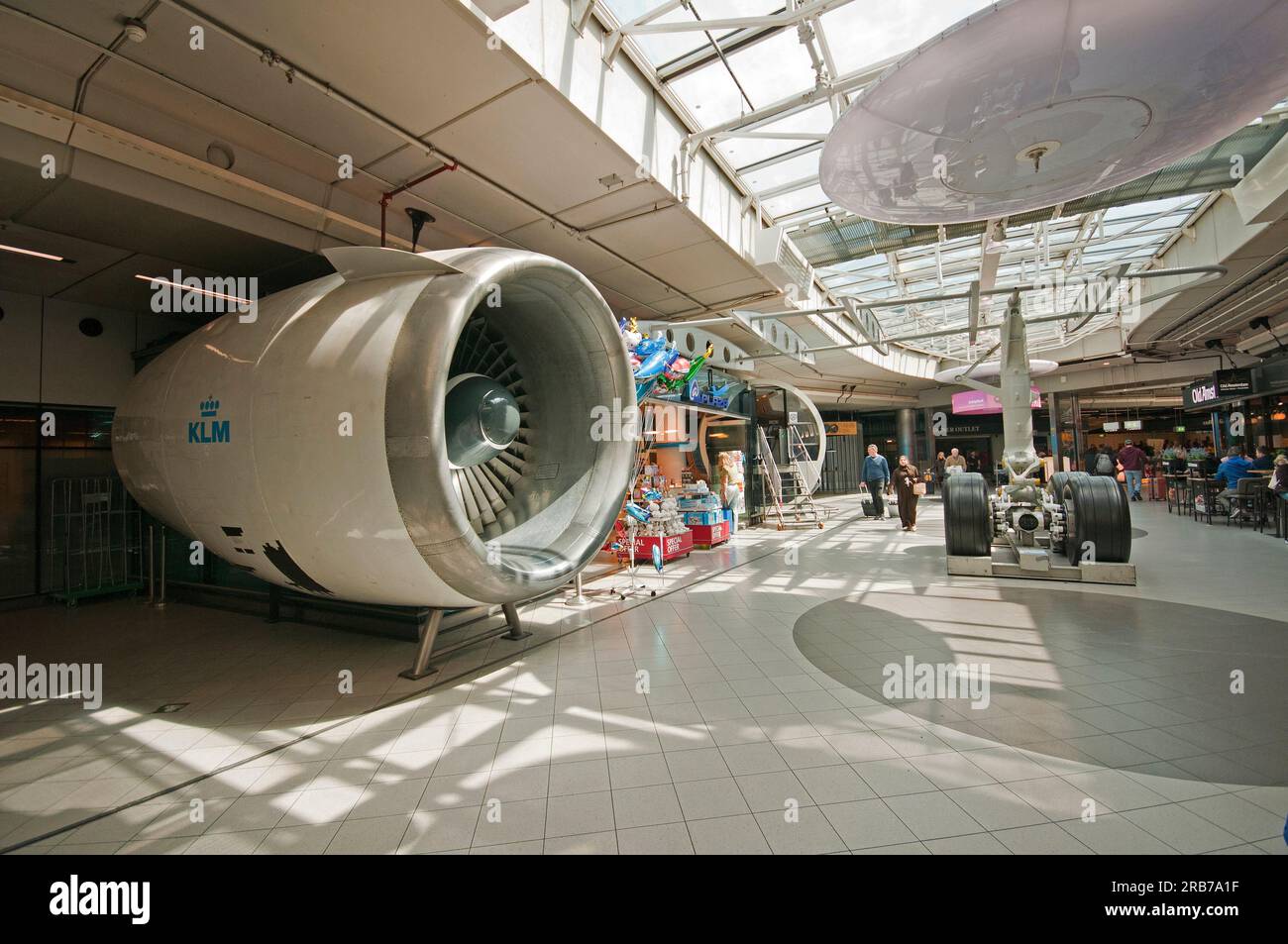 Flughafen Schiphol, Amsterdam, Nethelands Stockfoto