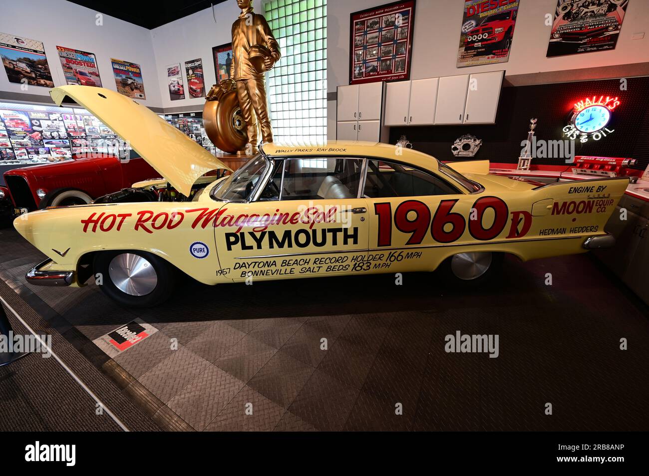 Der amerikanische Rekordwagen Plymouth Savoy. Stockfoto