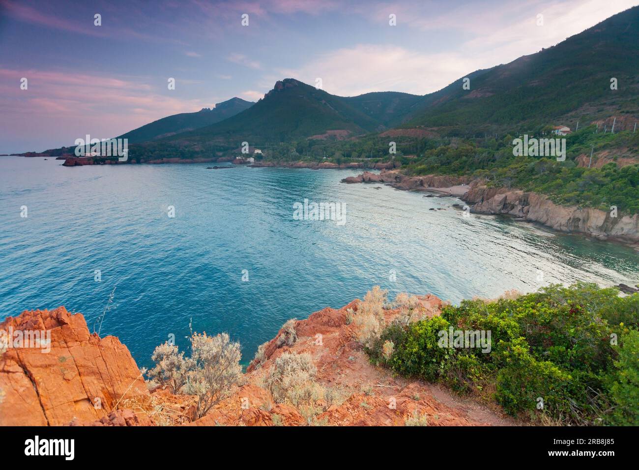 Massif de l'Esterel, Französische Riviera, Frankreich Stockfoto