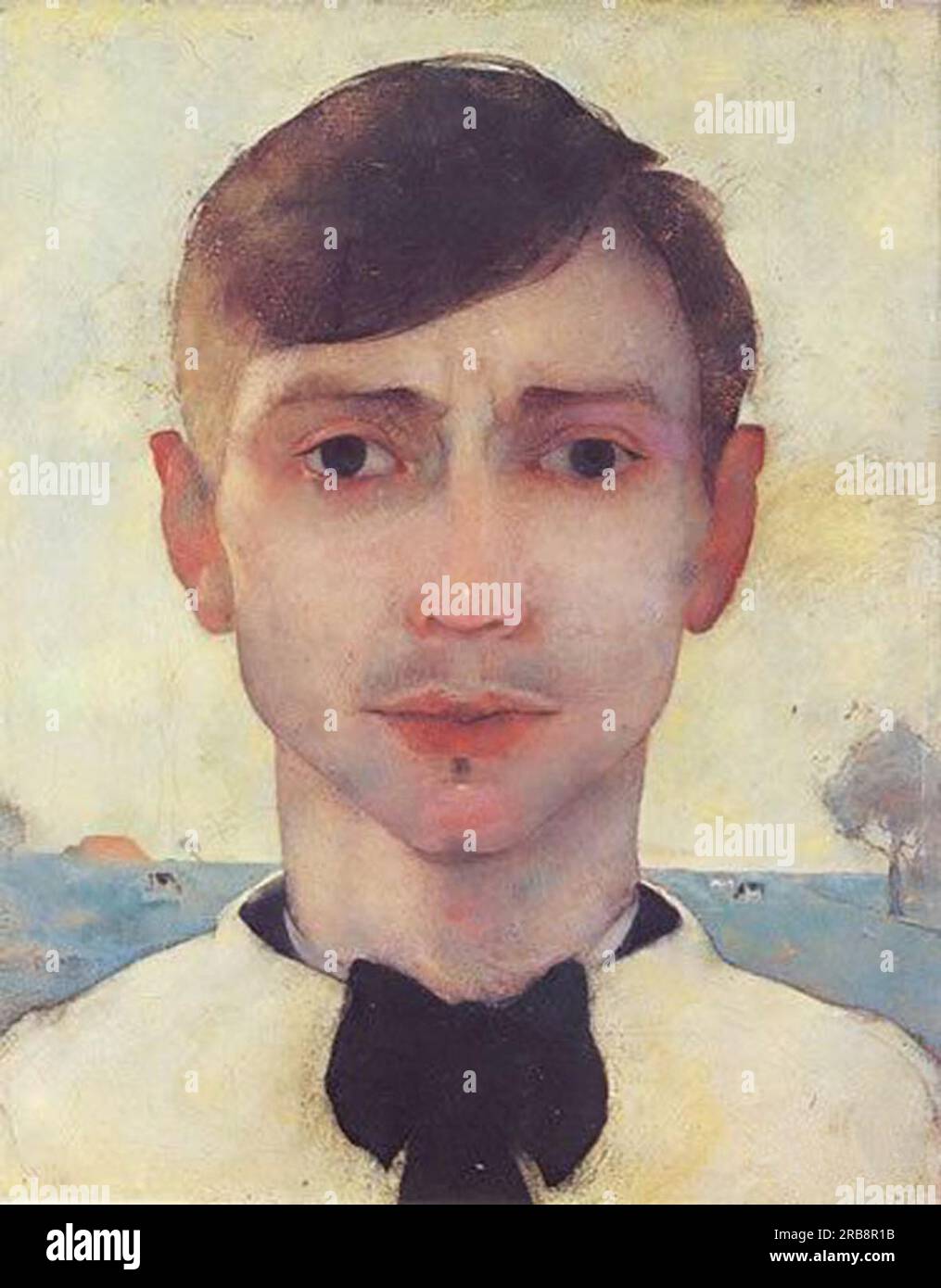 Selbstporträt 1913 von Jan Mankes Stockfoto