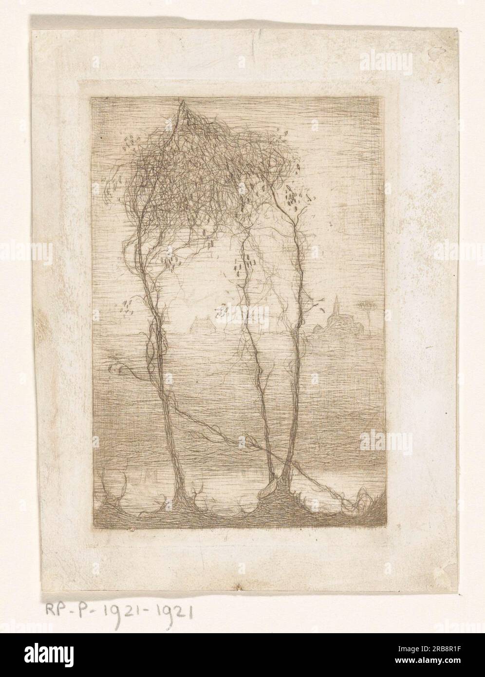 Three Trees 1913 von Jan Mankes Stockfoto