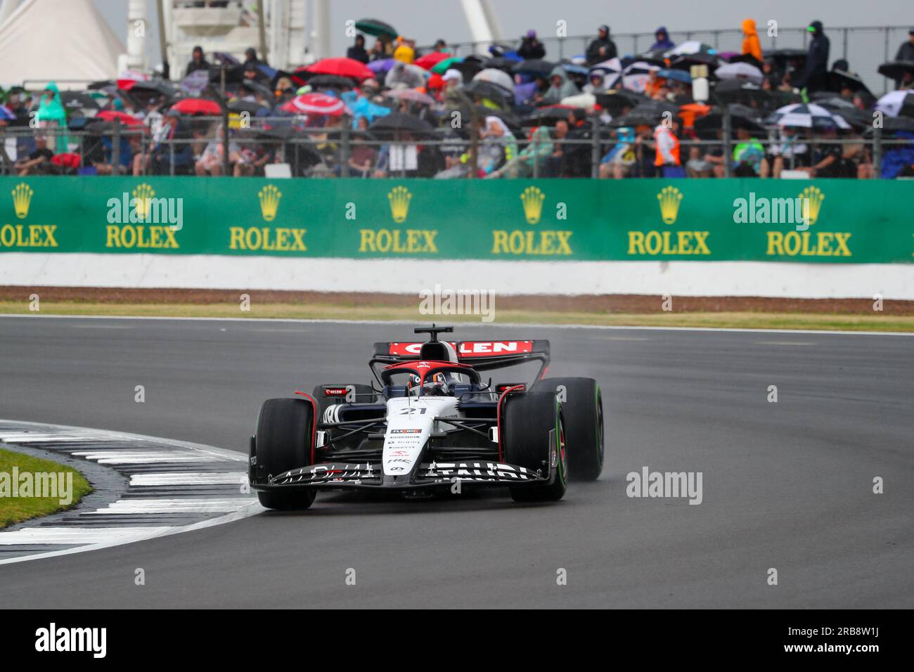 Nick DeVries (NED) Scuderia AlphaTauri während FORMEL 1 ARAMCO BRITISH GRAND PRIX 2023 - jUL7-9 Silverstone, Großbritannien Stockfoto