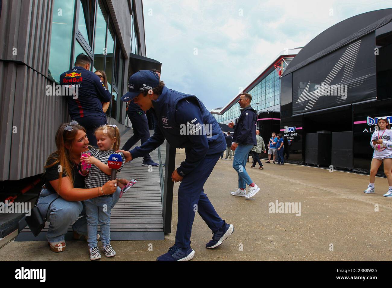 Nick DeVries (NED) Scuderia AlphaTauri während FORMEL 1 ARAMCO BRITISH GRAND PRIX 2023 - jUL7-9 Silverstone, Großbritannien Stockfoto