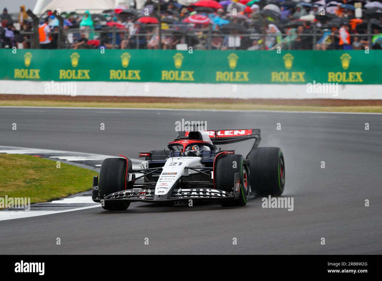 Nick DeVries (NED) Scuderia AlphaTauri während FORMEL 1 ARAMCO BRITISH GRAND PRIX 2023 - jUL7-9 Silverstone, Großbritannien Stockfoto