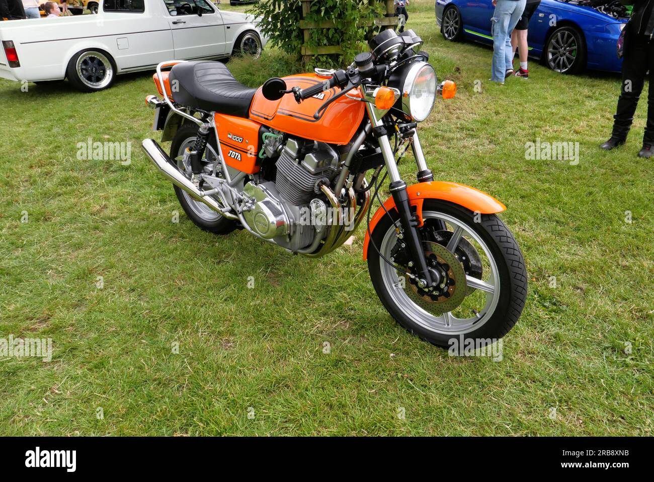 LAVERDA Jota 1000 Motorrad erscheint auf der Markeaton Car Show, Derby, 2023 Stockfoto