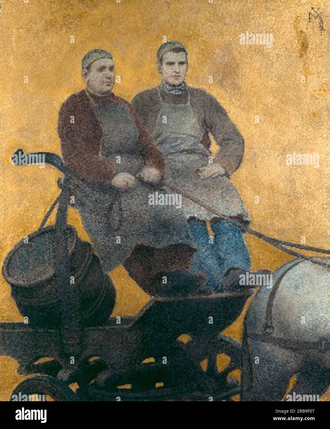 Trauzeugen von Xavier Mellery Stockfoto