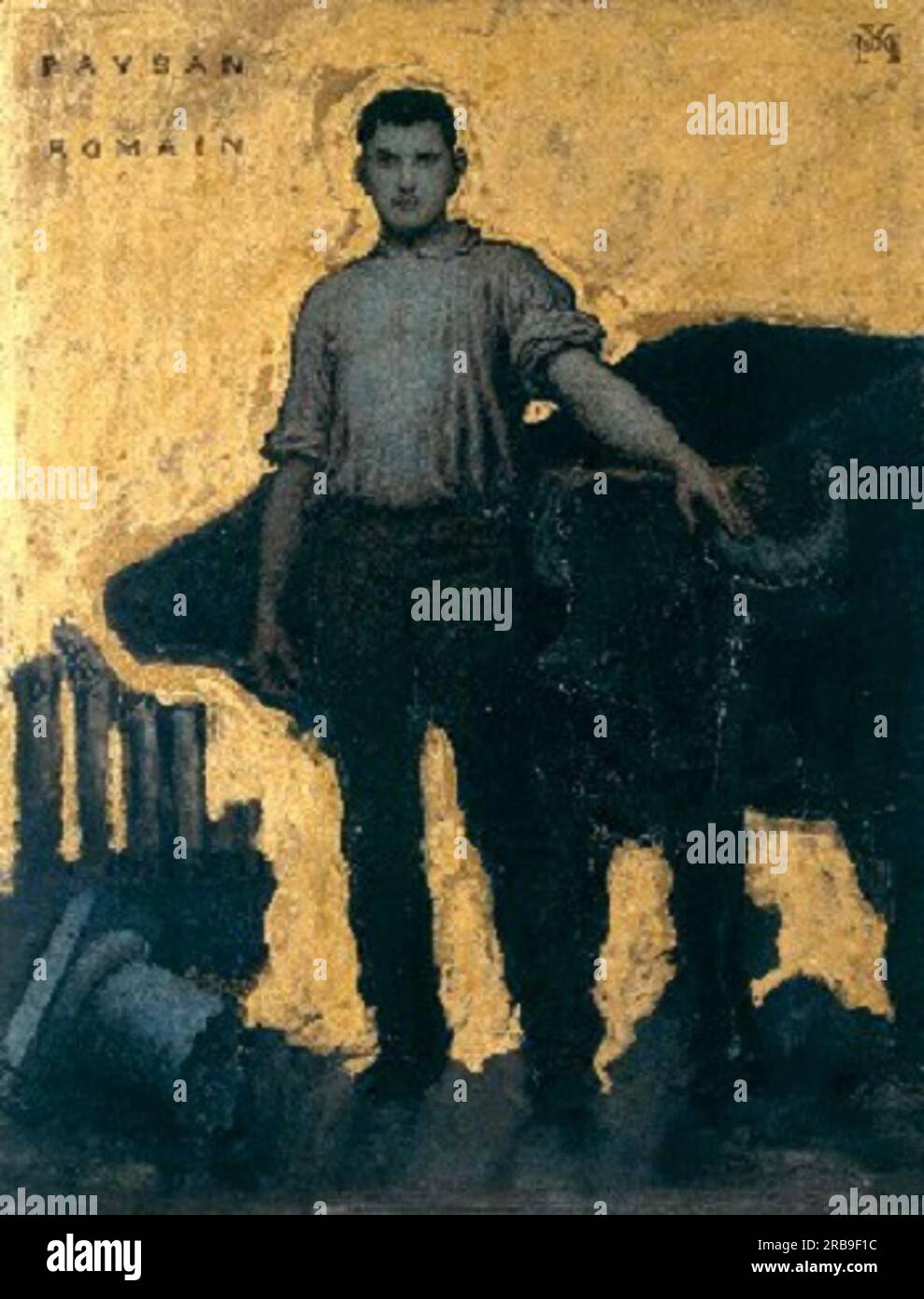 Roman Peasant von Xavier Mellery Stockfoto