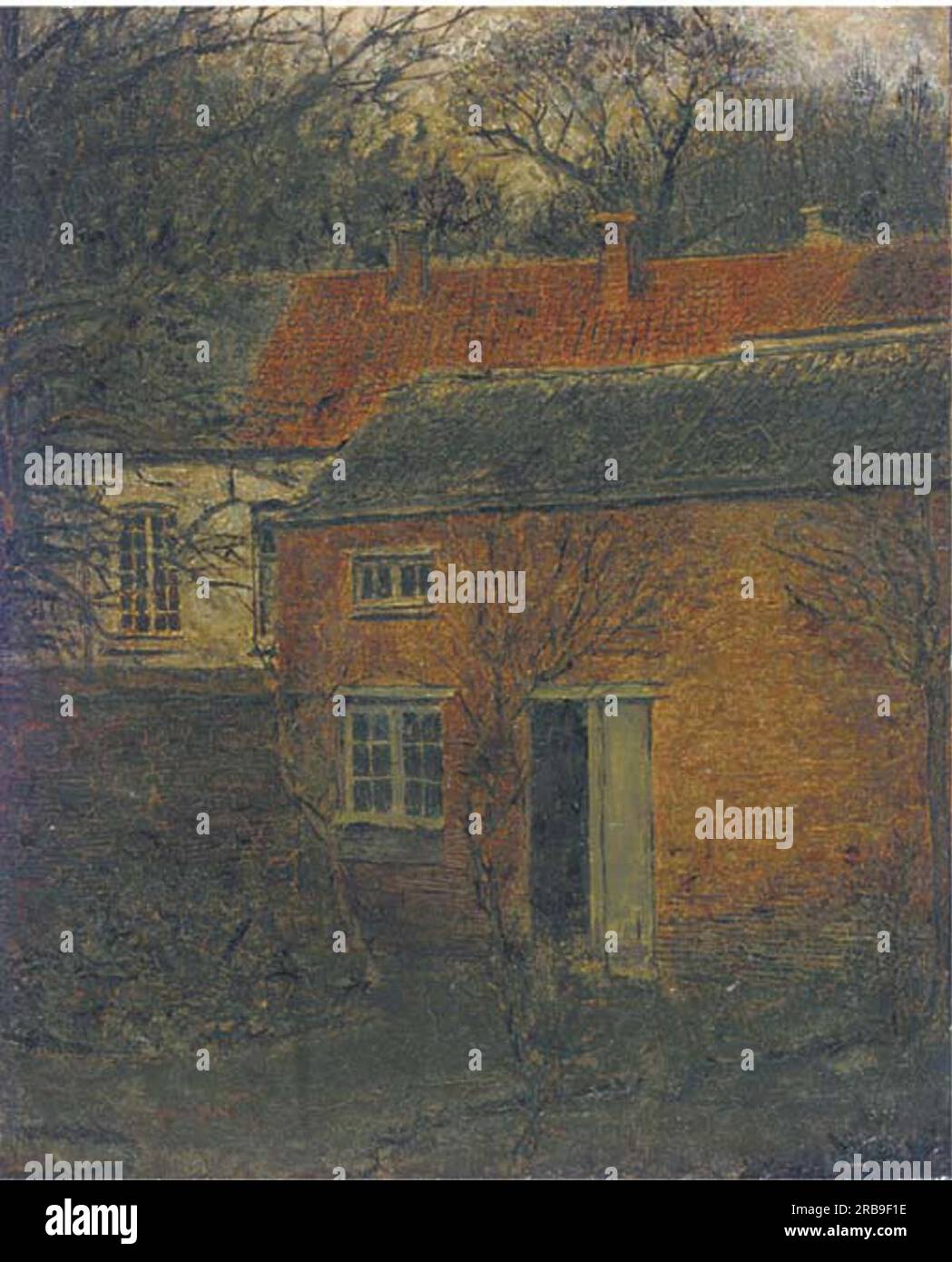 Das Hoveniershuis von Xavier Mellery Stockfoto