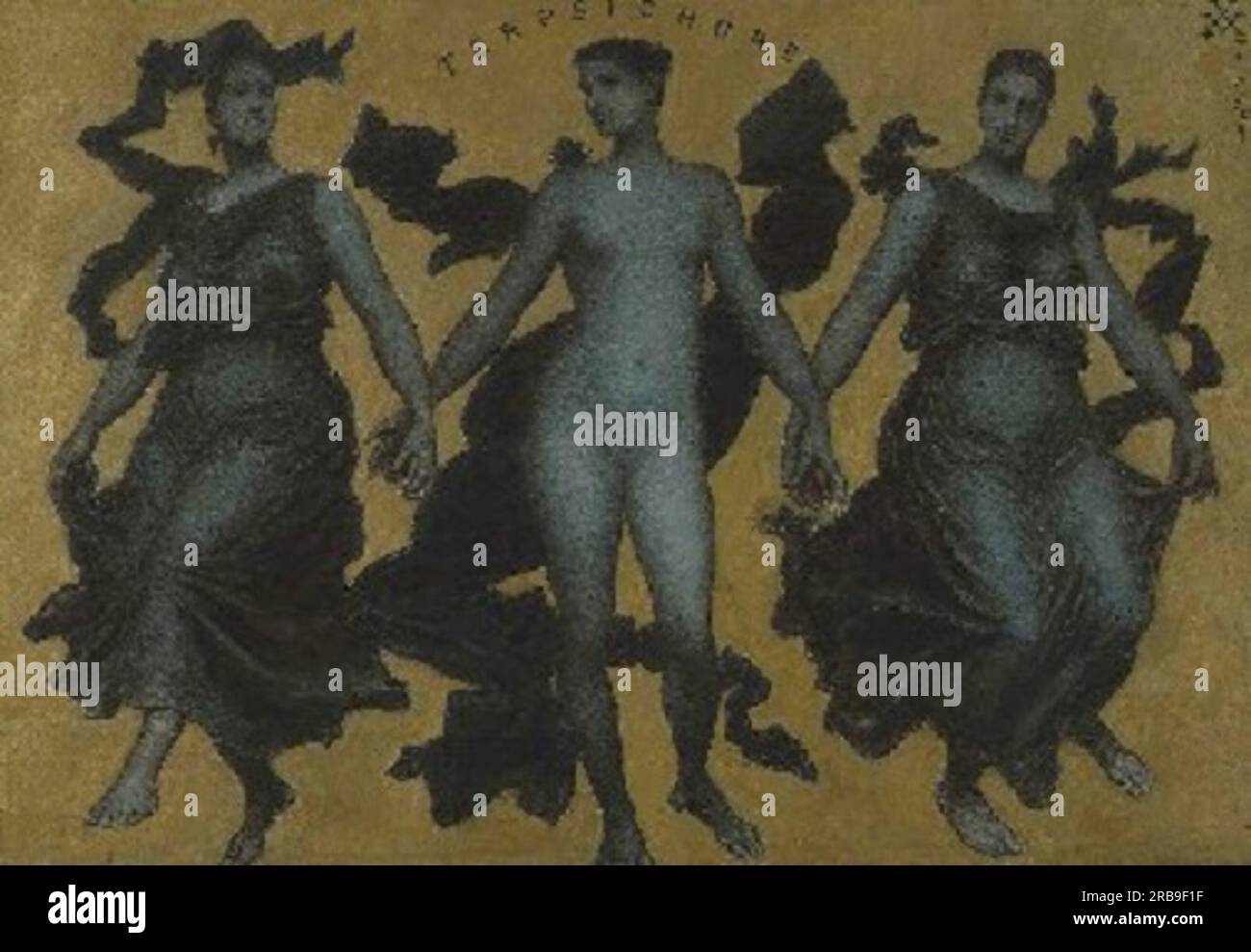 Terpsichore von Xavier Mellery Stockfoto