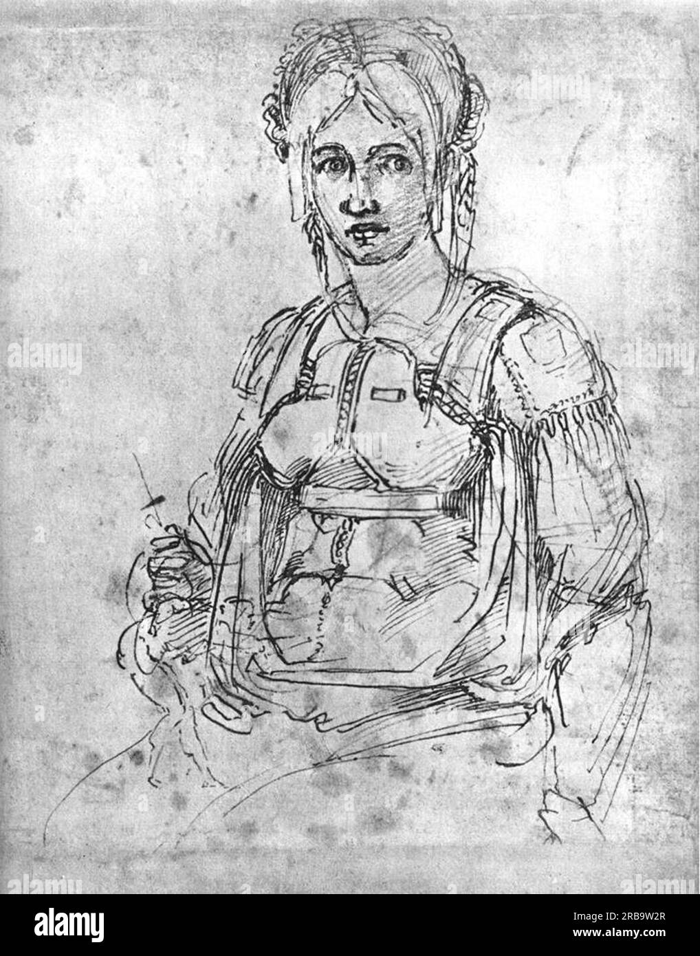 Porträt von Vittoria Colonna c.1540; Rom, Italien von Michelangelo Stockfoto