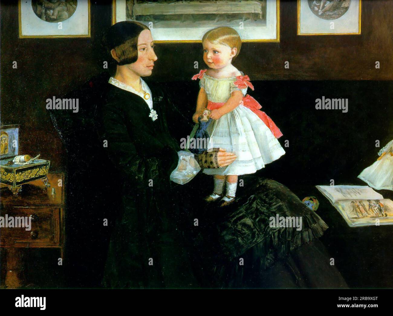 Porträt von Mrs. James Wyatt von John Everett Millais Stockfoto