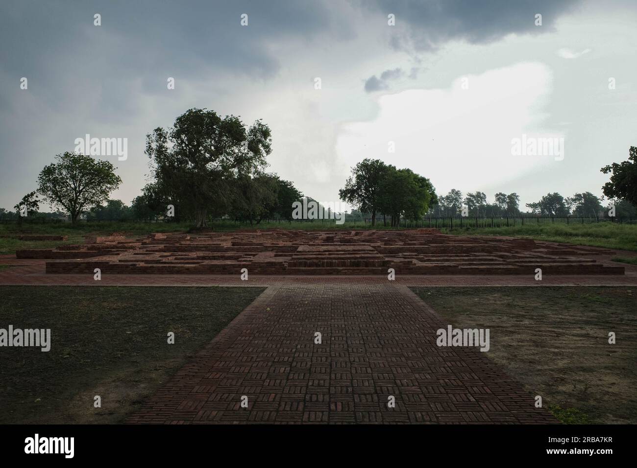 Buddhistische Stupa Sanghol Stockfoto