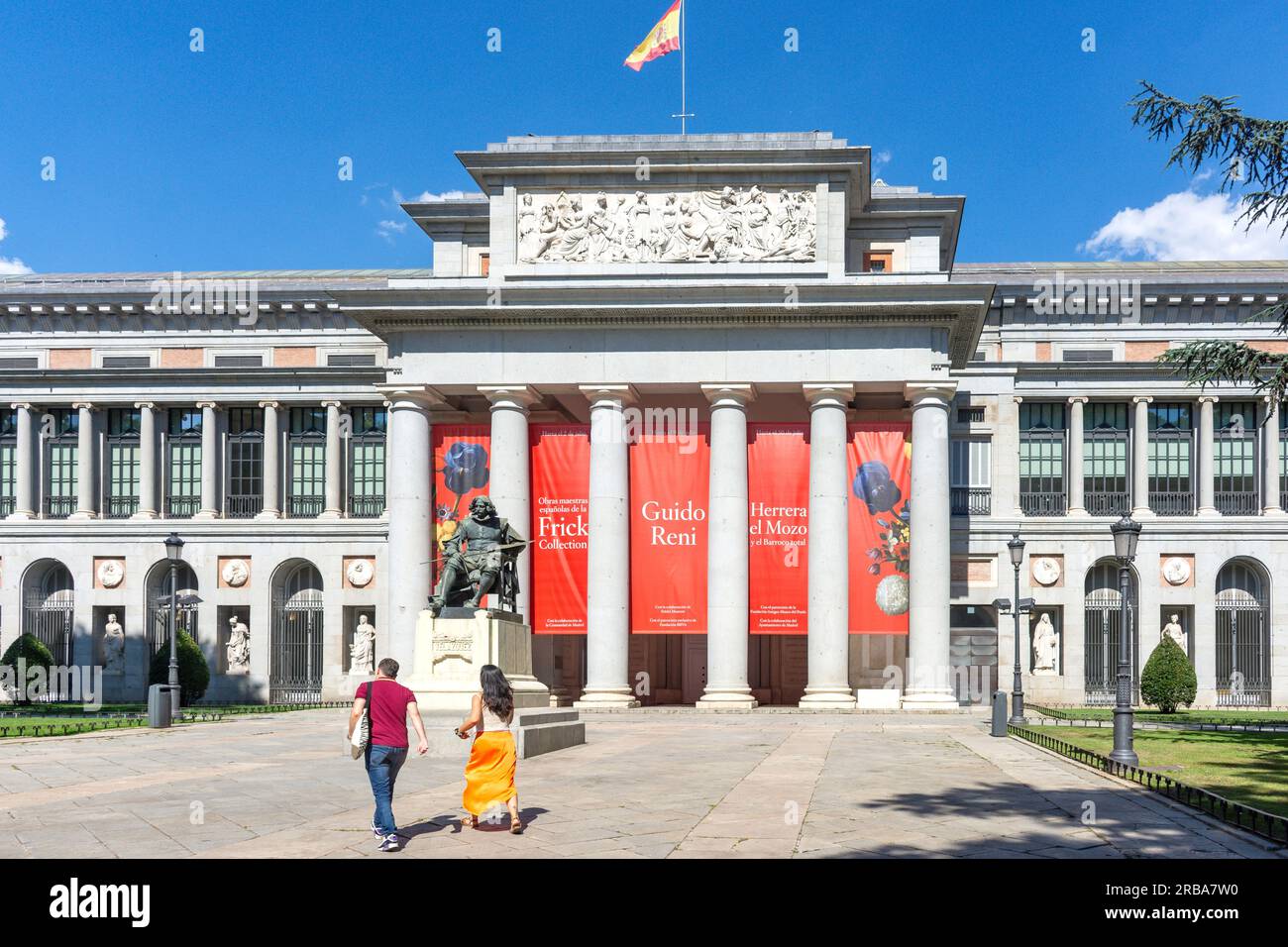 Museo Nacional del Prado (Prado-Museum), Paseo del Prado, Retiro, Madrid, Königreich Spanien Stockfoto