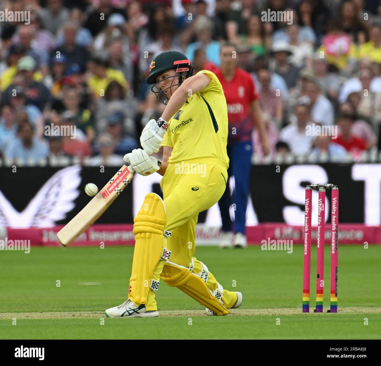 Lord's Cricket Ground, England. 8. Juli 2023. Tahlia McGrath aus Australien während des dritten Vitality IT20-Spiels zwischen England Women und Australia Women. Kredit: Nigel Bramley Kredit: Nigel Bramley/Alamy Live News Stockfoto