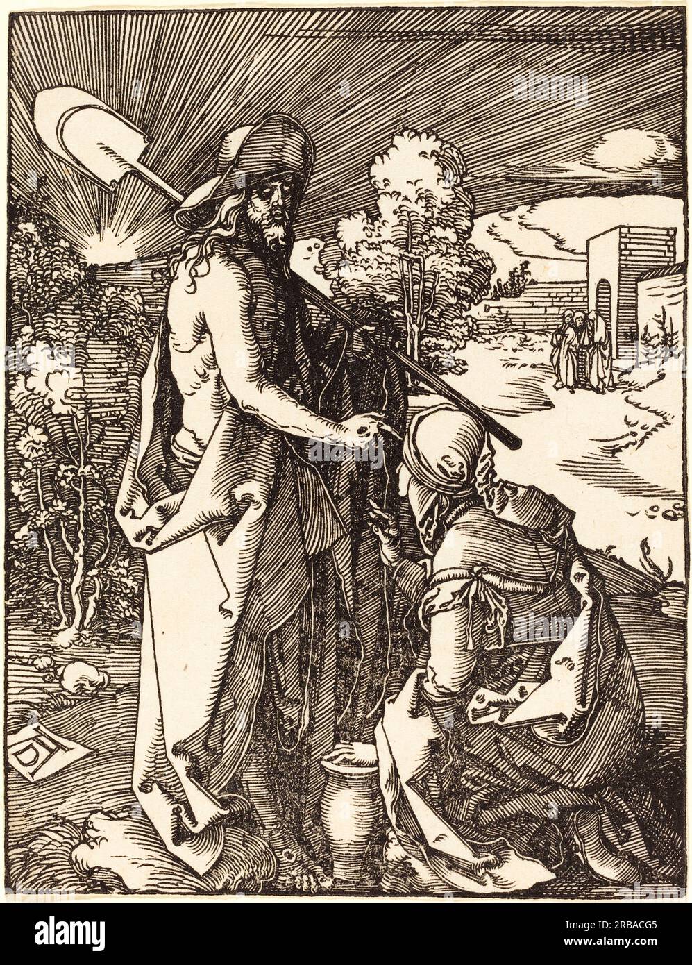 Noli Me Tangere. Albrecht Dürer. Wahrscheinlich 1509/1510. Stockfoto