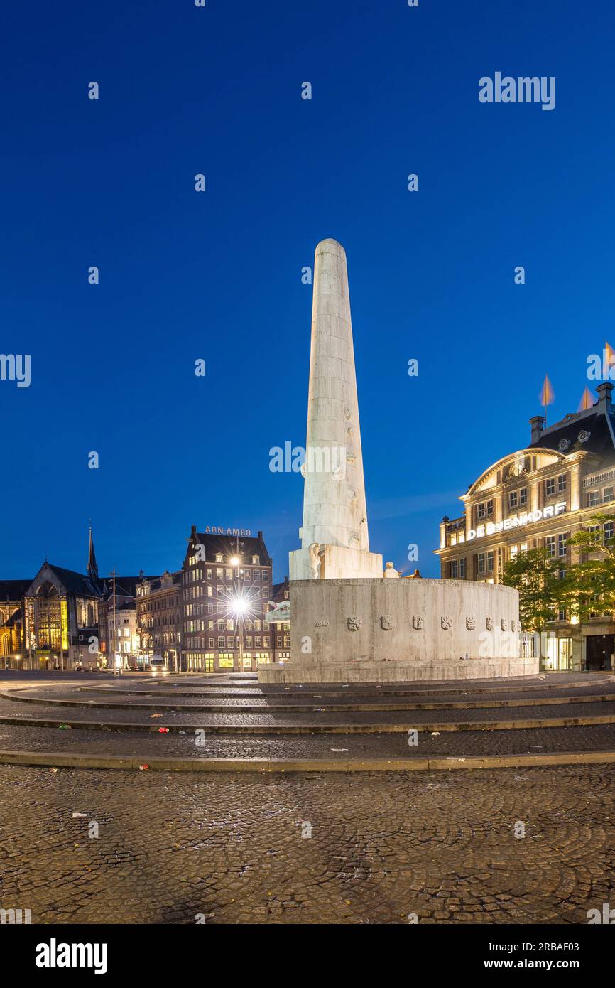 Amsterdam, Holand, DAMPLATZ Stockfoto