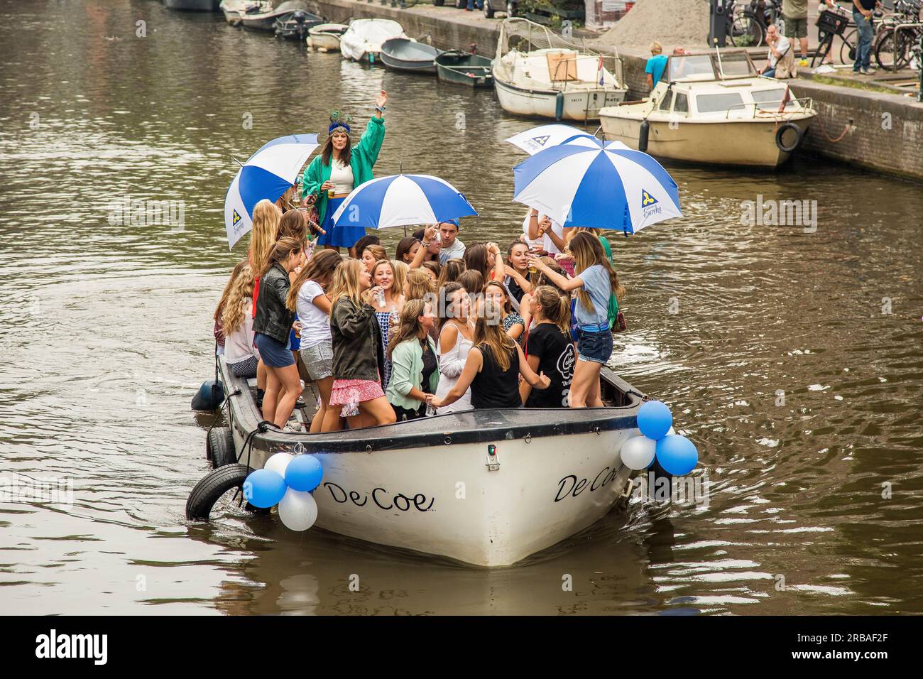 Amsterdam, Holand, VOORBURGWAL Stockfoto