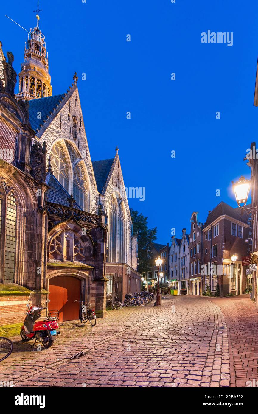Amsterdam, Holand, OUDE KERKS Stockfoto