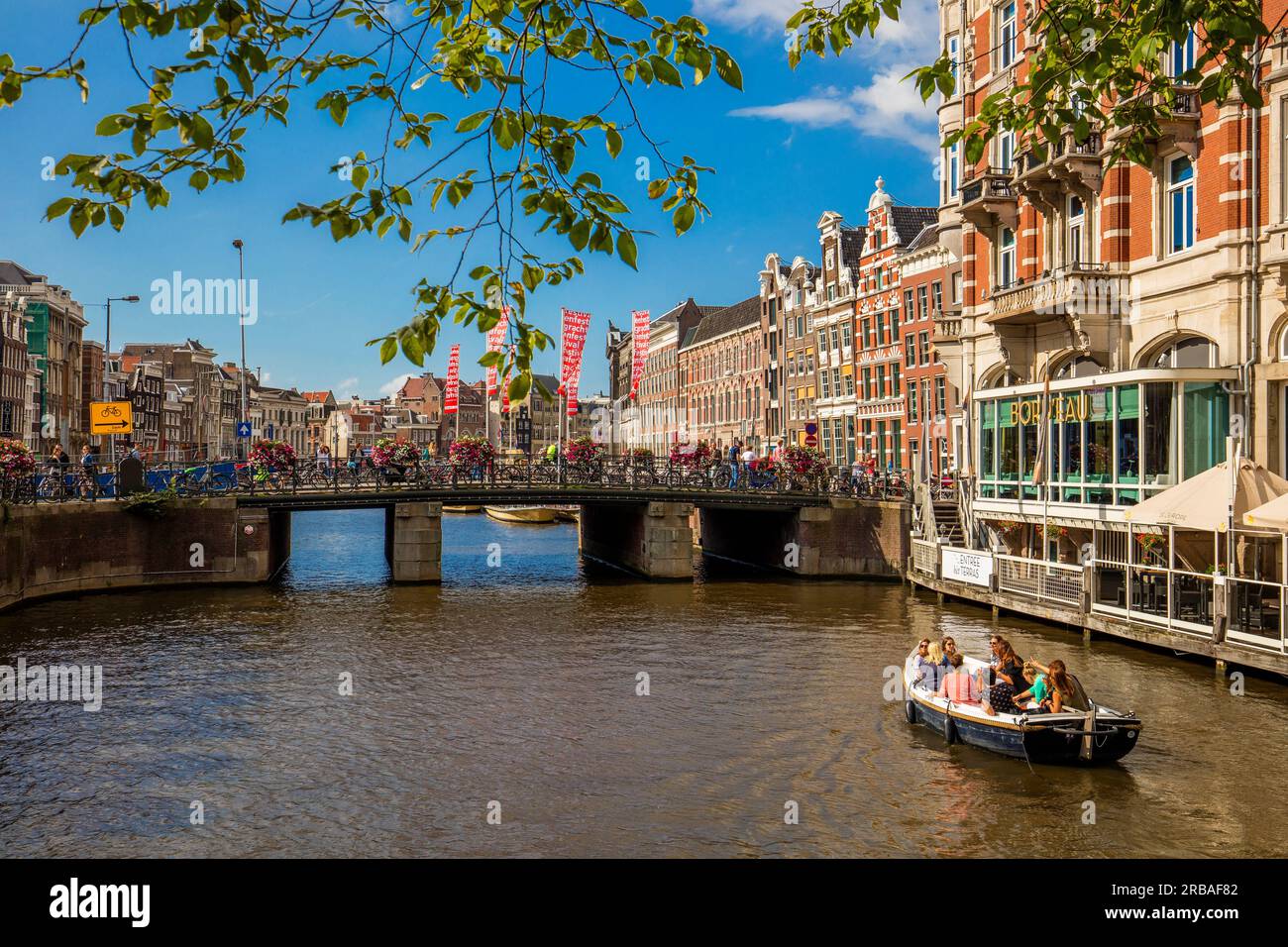 Amsterdam, Holand, BINNENAMSTEL Stockfoto