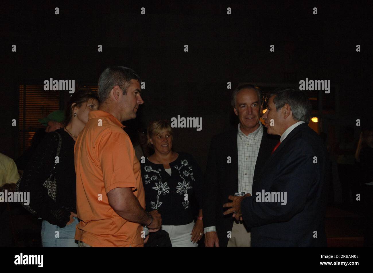 Das Innenministerium veranstaltete ein Dinner zu Ehren verwundeter Veteranen, unter dem Minister Dirk Kempthorne und andere hochrangige Beamte den Vorsitz führten Stockfoto