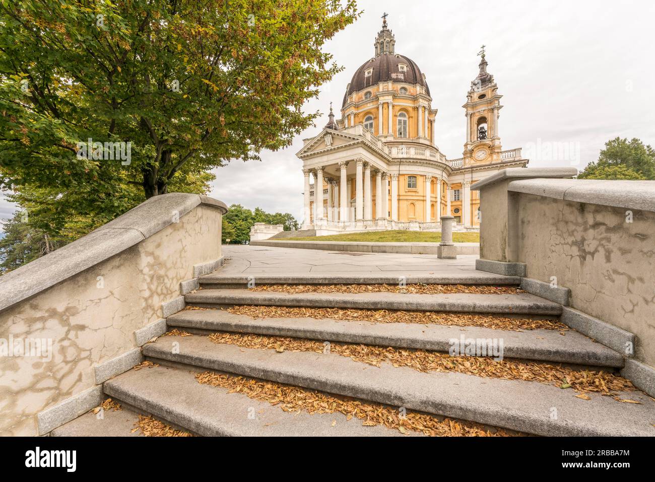 Basilica della Navita di Maria, Basilica di Superga, Architekt Filippo Juvarra, Barock, Turin, Piemont, Italien Stockfoto