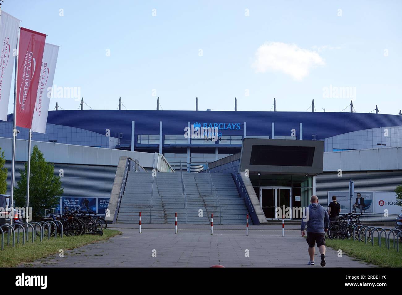 Barclays Arena - Veranstaltungshalle, Deutschland, Hamburg, Multifunktionsarena der Anschutz Entertainment Group Stockfoto