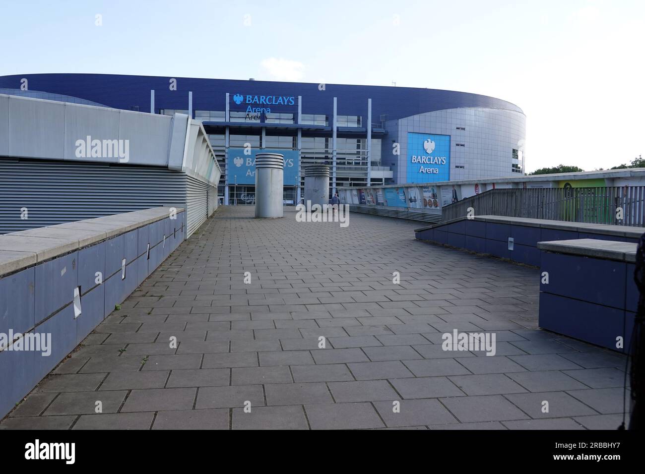 Barclays Arena - Veranstaltungshalle, Deutschland, Hamburg, Multifunktionsarena der Anschutz Entertainment Group Stockfoto