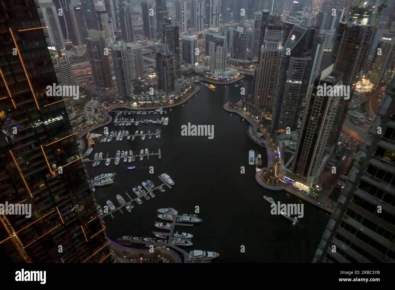 Dubai Marina, Dubai, Vereinigte Arabische Emirate Stockfoto