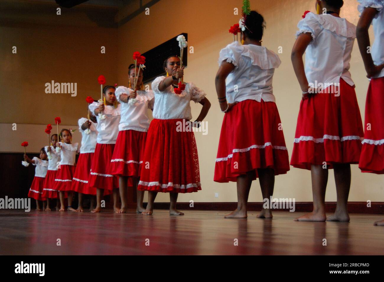 Pazifikinsel-Tour: Besuch von Minister Dirk Kempthorne und Helfern der Palau-Inseln, Republik Palau Stockfoto