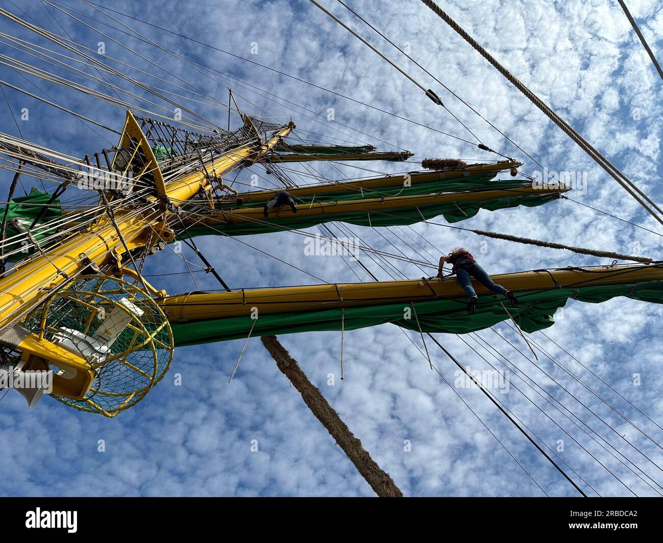 06/24/2023 Kiel Deutschland: windjammer-Parade des Großseglers Alexander von Humboldt 2 Stockfoto