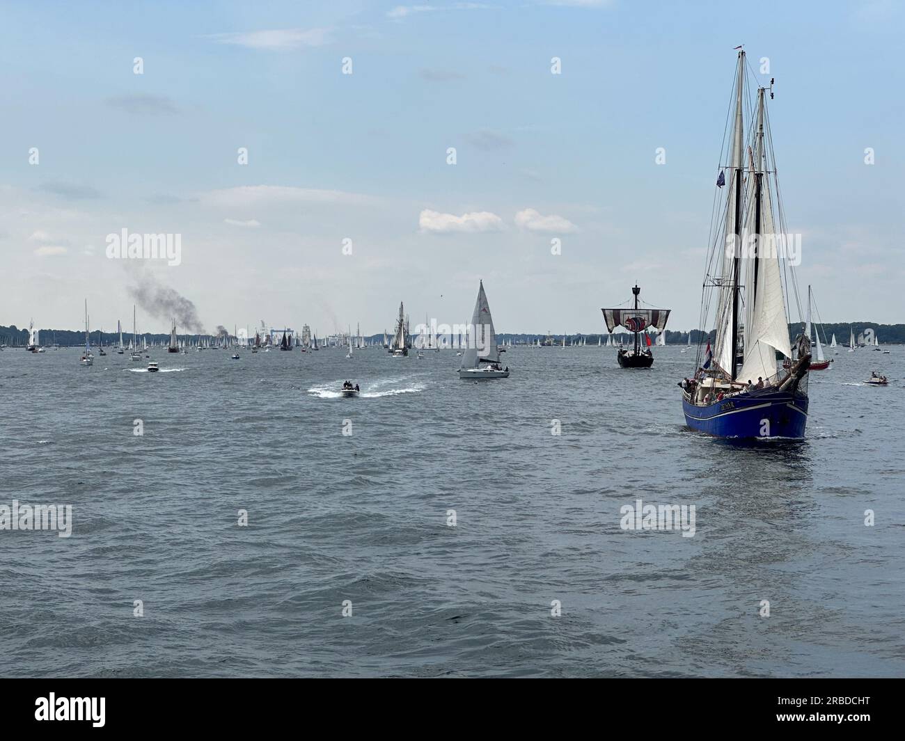 06/24/2023 Kiel Deutschland: windjammer-Parade des Großseglers Alexander von Humboldt 2 Stockfoto