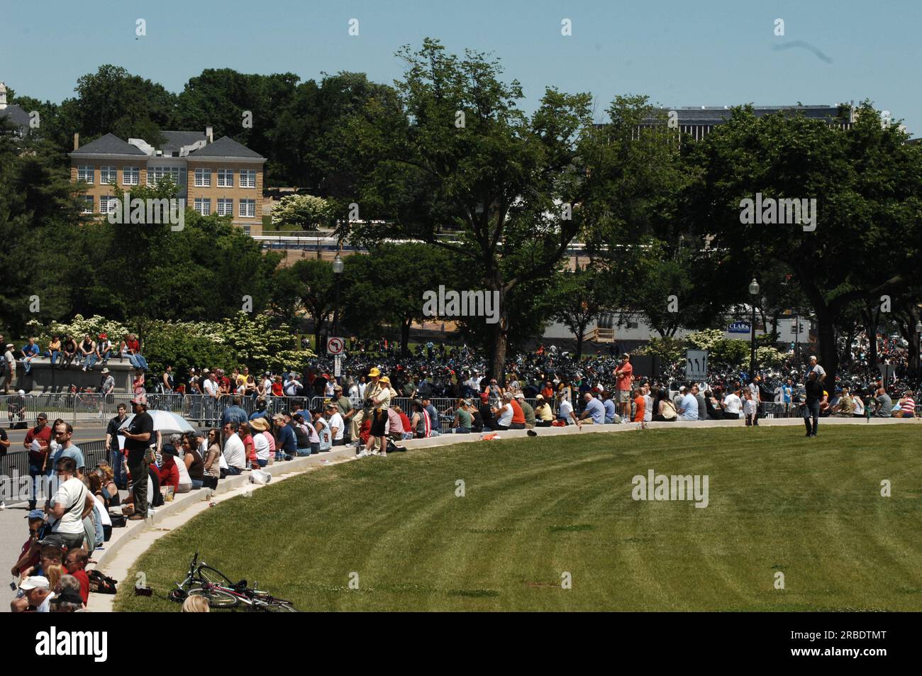 Jährliche Rolling Thunder Motorrad-Rallye im Namen der Häftlinge der war-Missing in Action (POW-MIA) durch Washington, D.C., unter den Teilnehmern auch Minister Dirk Kempthorne Stockfoto