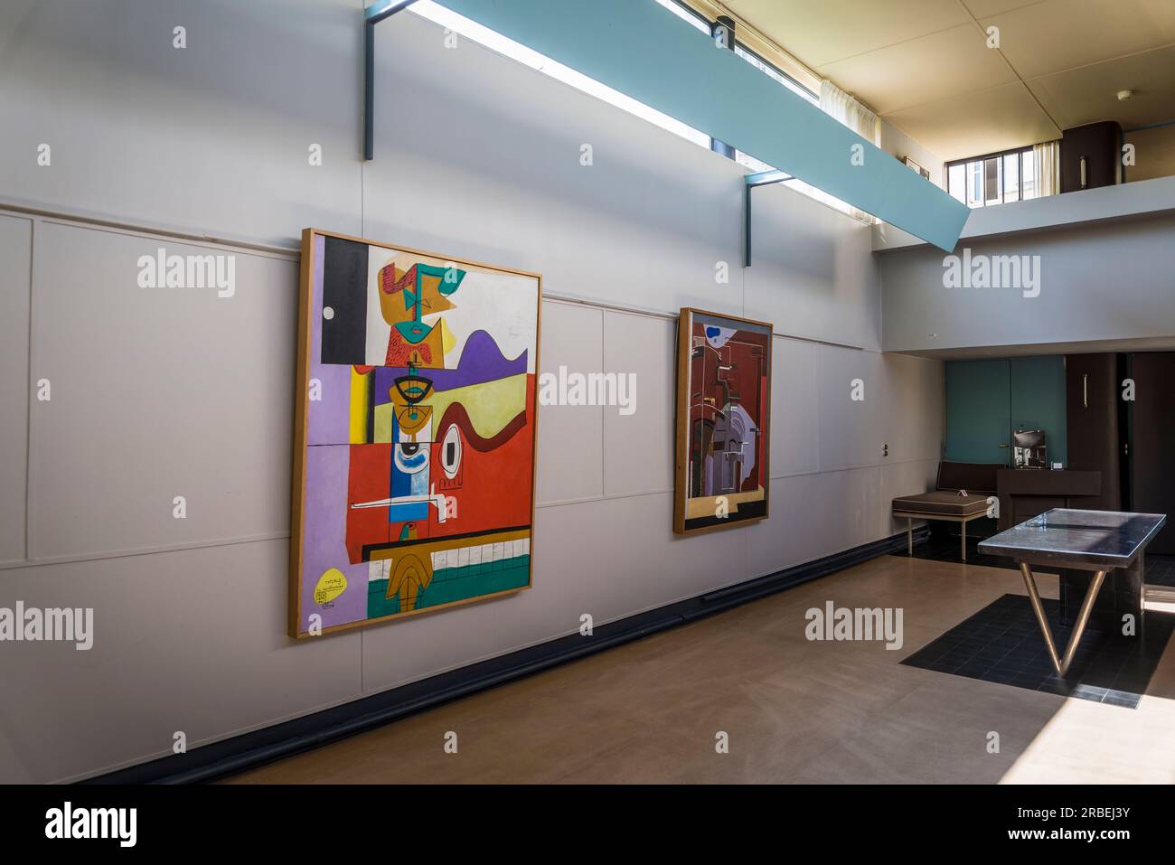 Villa La Roche, ein Haus, das von Le Corbusier und seinem Cousin Pierre Jeanneret von 1923 bis 1925 entworfen wurde. In der sich jetzt die Fondation Le Corbusier, Paris, Fr. Stockfoto