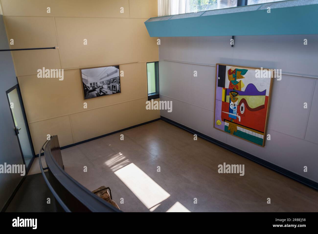 Villa La Roche, ein Haus, das von Le Corbusier und seinem Cousin Pierre Jeanneret von 1923 bis 1925 entworfen wurde. In der sich jetzt die Fondation Le Corbusier, Paris, Fr. Stockfoto